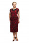 Блузка+юбка "Олси" 1711003V (Красный)